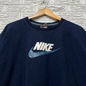 Y2K Vintage Nike Tee Shirt‎ Navy Blue XL